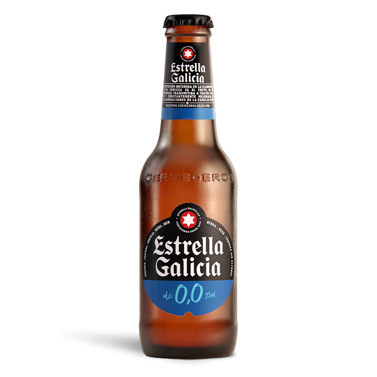 Estrella Galicia 0,0, 24 botellas de 25 cl