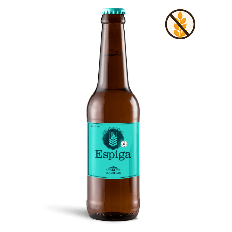 Espiga Blonde Ale sin gluten, botella de 33 cl