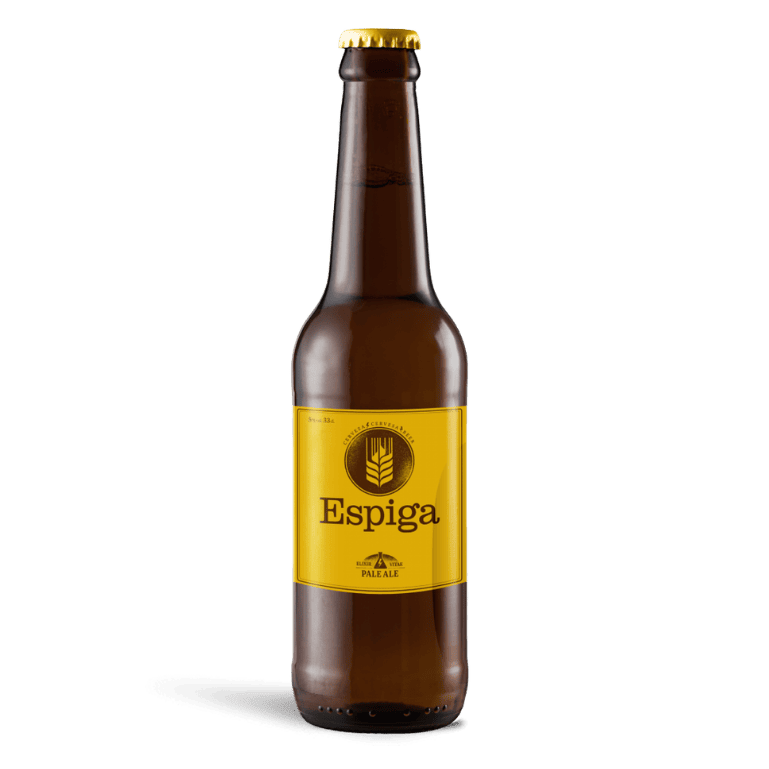 Espiga Pale Ale sin gluten, botella de 33 cl