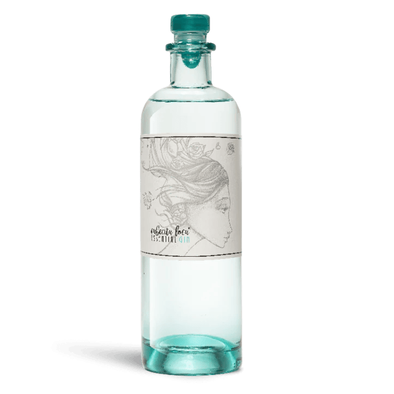 Essential gin de Cabecita Loca, botella de 70 cl