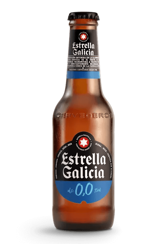 Estrella Galicia 0,0, 24 botellas de 25 cl