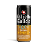 Estrella Galicia 0,0 Tostada Sin gluten, 24 latas de 33 cl