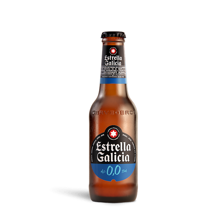Estrella Galicia 0,0, 24 botellas de 25 cl