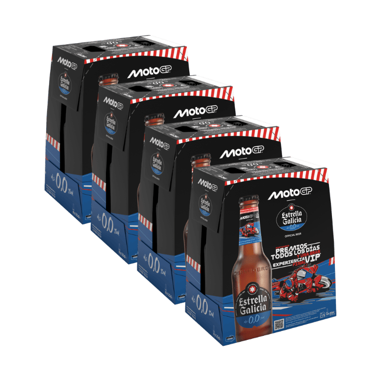 Estrella Galicia 0,0, 24 botellas de 25 cl