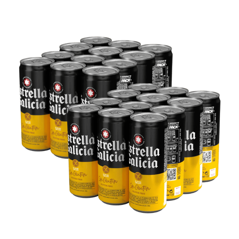 Estrella Galicia Sin Gluten, 24 latas de 33 cl