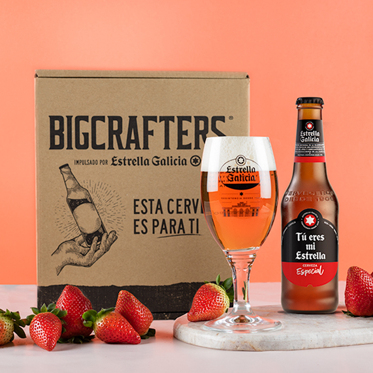 Estrella Galicia edición Tú eres mi estrella con copa Atlántica