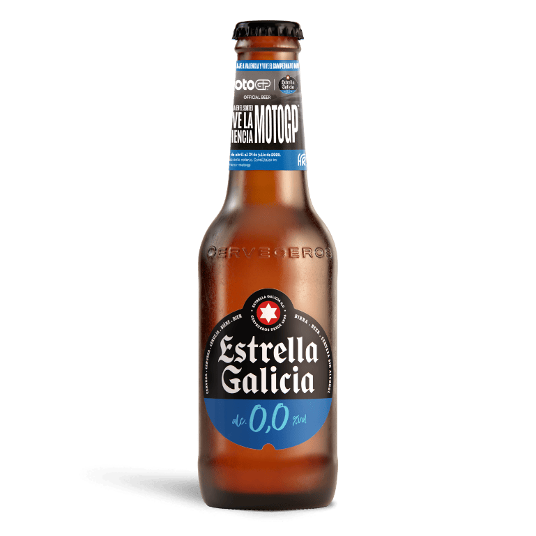 Estrella Galicia 0,0, 24 botellas de 25 cl