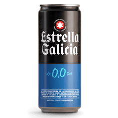 Estrella Galicia 0,0, 24 latas de 33 cl