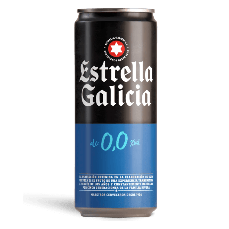 Estrella Galicia 0,0, 24 latas de 33 cl