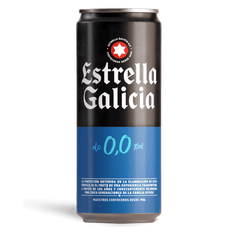 Estrella Galicia 0,0, 24 latas de 33 cl