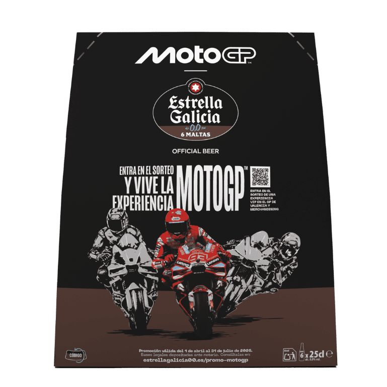 Estrella Galicia 0,0 6 Maltas, 24 botellas de 25 cl