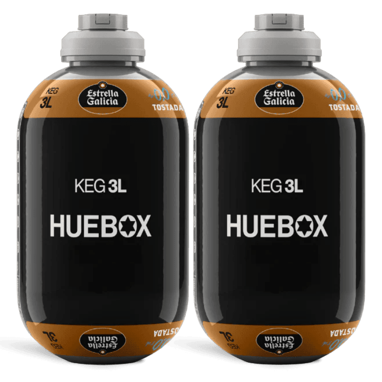 Estrella Galicia 0,0 Tostada, barril de 3 l