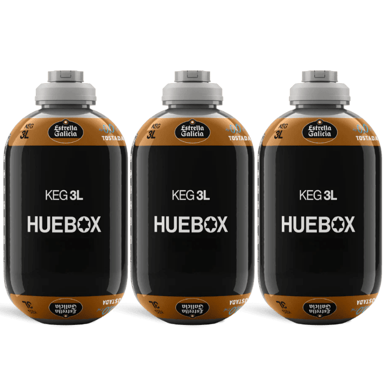 Estrella Galicia 0,0 Tostada, barril de 3 l