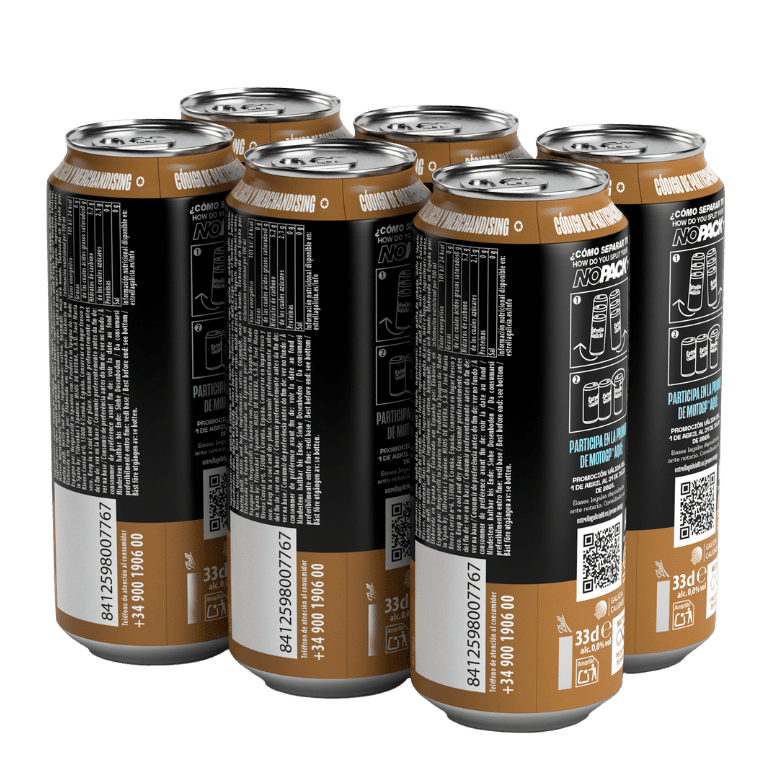 Estrella Galicia 0,0 tostada, 24 latas de 33 cl