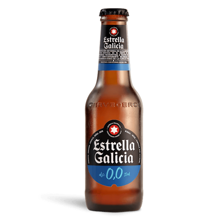 Estrella Galicia 0,0, 24 botellas de 25 cl