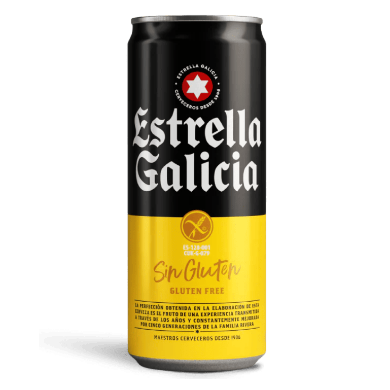 Estrella Galicia Sin Gluten, 24 latas de 33 cl