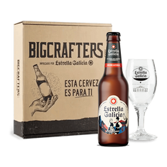 Estrella Galicia edición Asturias con copa Atlántica