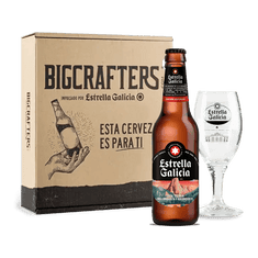 Estrella Galicia edición Asturias con copa Atlántica