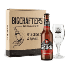 Estrella Galicia edición Cataluña con copa Atlántica