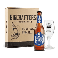 Estrella Galicia edición Dépor con copa Atlántica