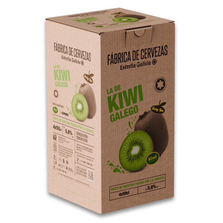 Fábrica de cervezas edición "La De Kiwi", 4 botellas de 50 cl