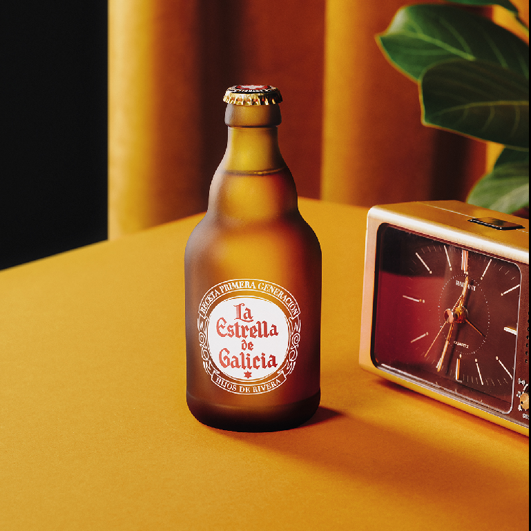 La Estrella de Galicia formato original, 24 botellas de 33 cl