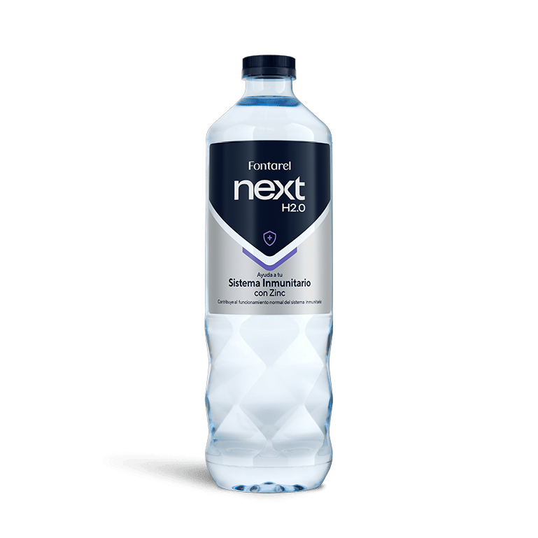 Fontarel Next H2.0 Ayuda a tu Sistema Inmunitario con Zinc, 6 botellas de 1 l