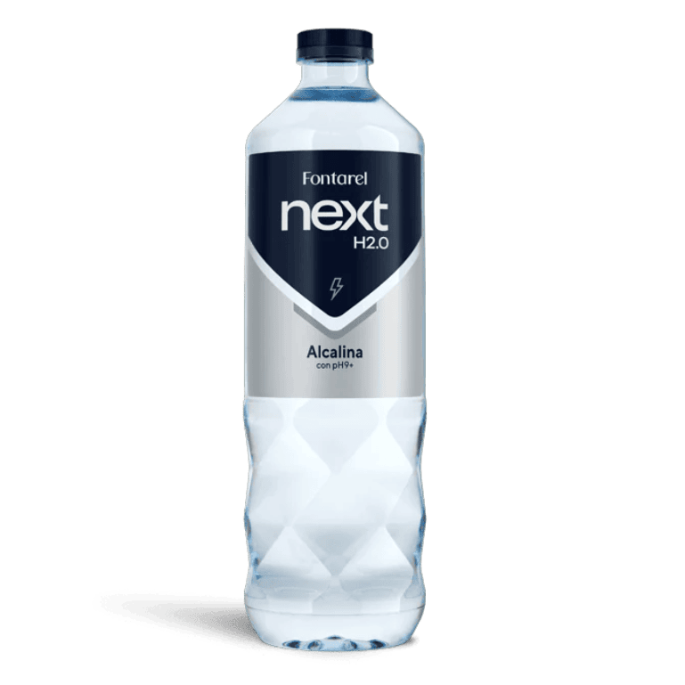 Fontarel Next H2.0 Alcalina con pH9+, 6 botellas de 1 l