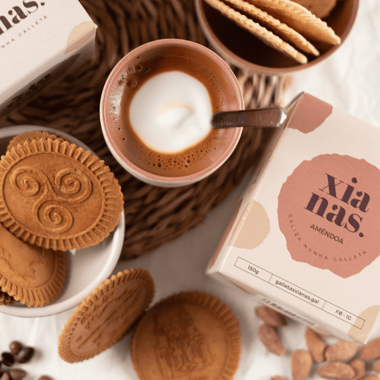 Galletas de almendra de Xianas, caja de 150 g