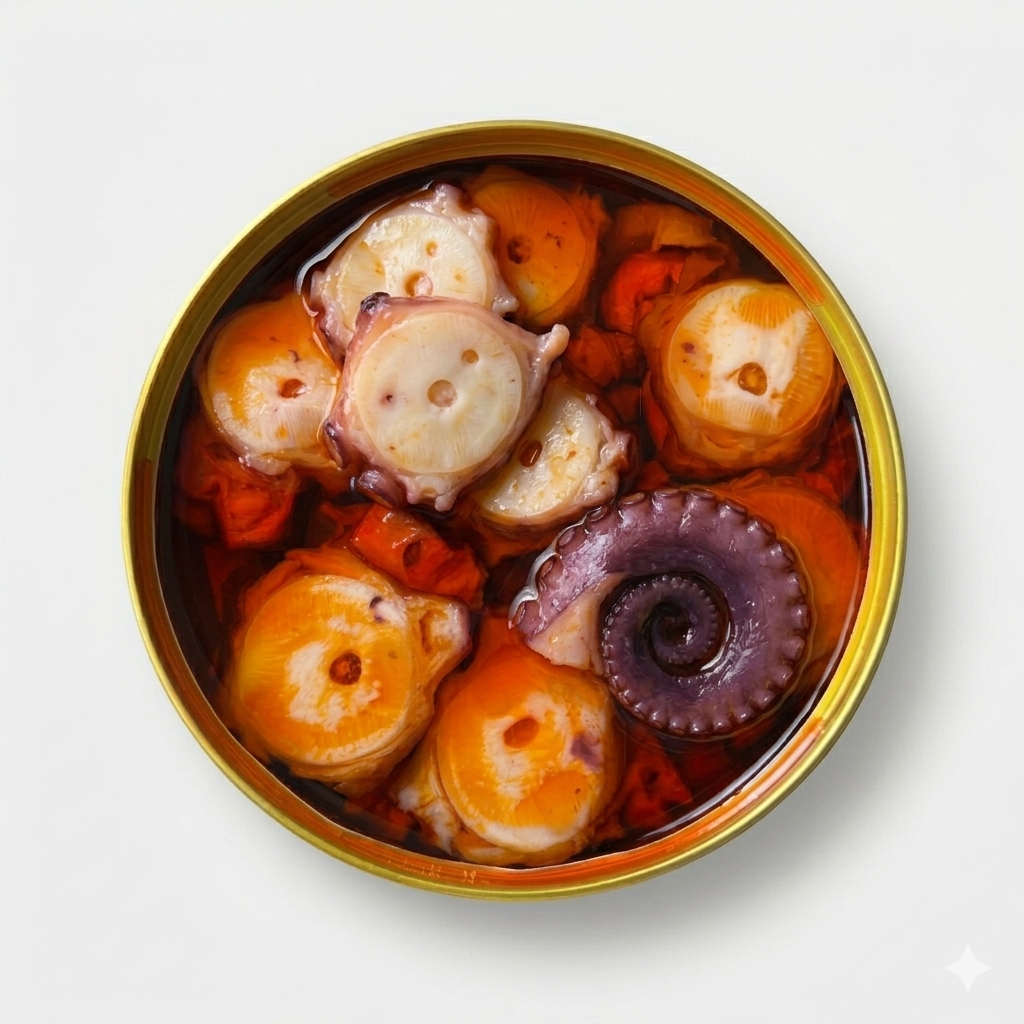 Pulpo al pimentón Los Peperetes, 1 lata de 120 g