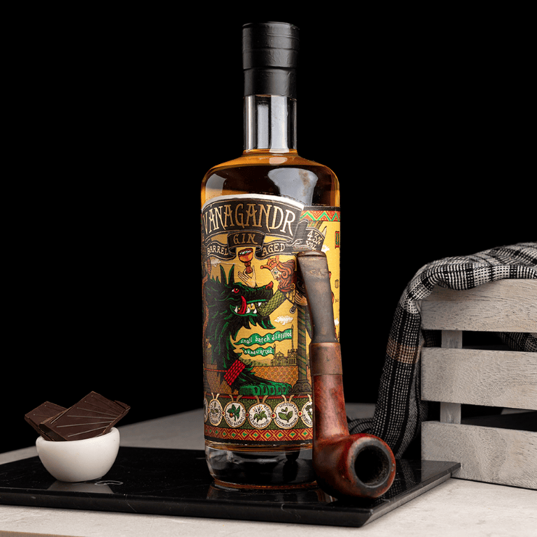 Ginebra Barrel Aged de Vánagandr DestileRías, botella de 70 cl