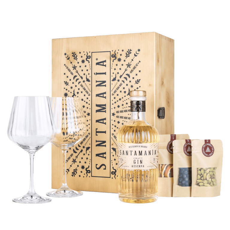 Ginebra Santamanía Reserva caja regalo gin tonic de Destilería de Madrid