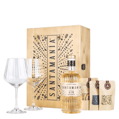 Ginebra Santamanía Reserva caja regalo gin tonic de Destilería de Madrid