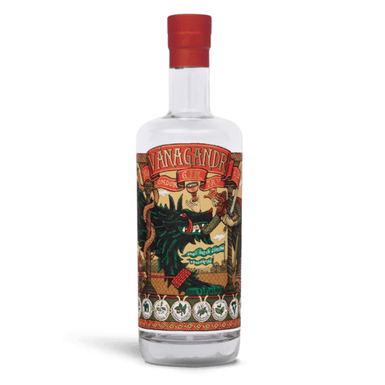Ginebra artesana London Dry de Vánagandr DestileRías, botella de 70 cl