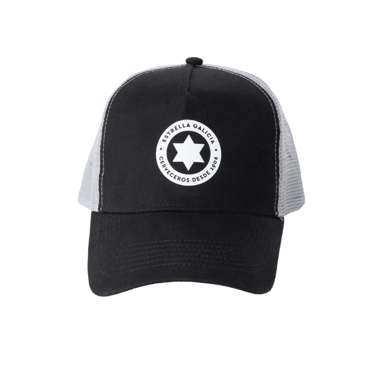 Gorra con rejilla de Estrella Galicia