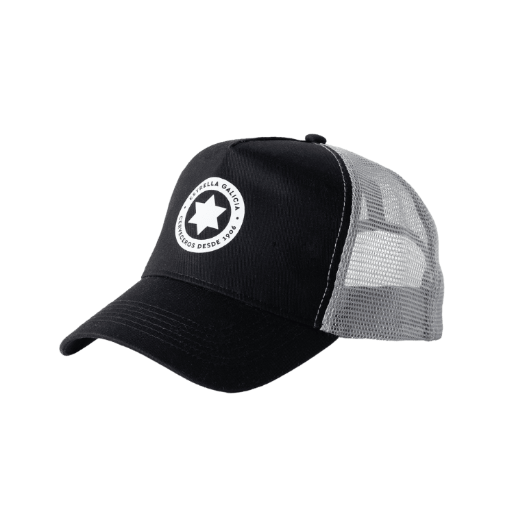 Gorra con rejilla de Estrella Galicia