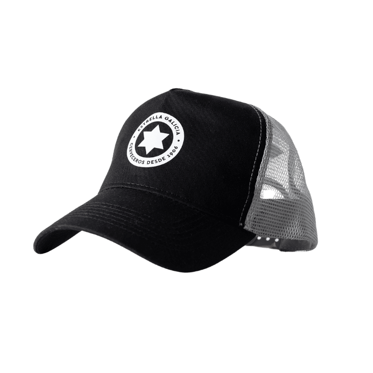 Gorra con rejilla de Estrella Galicia