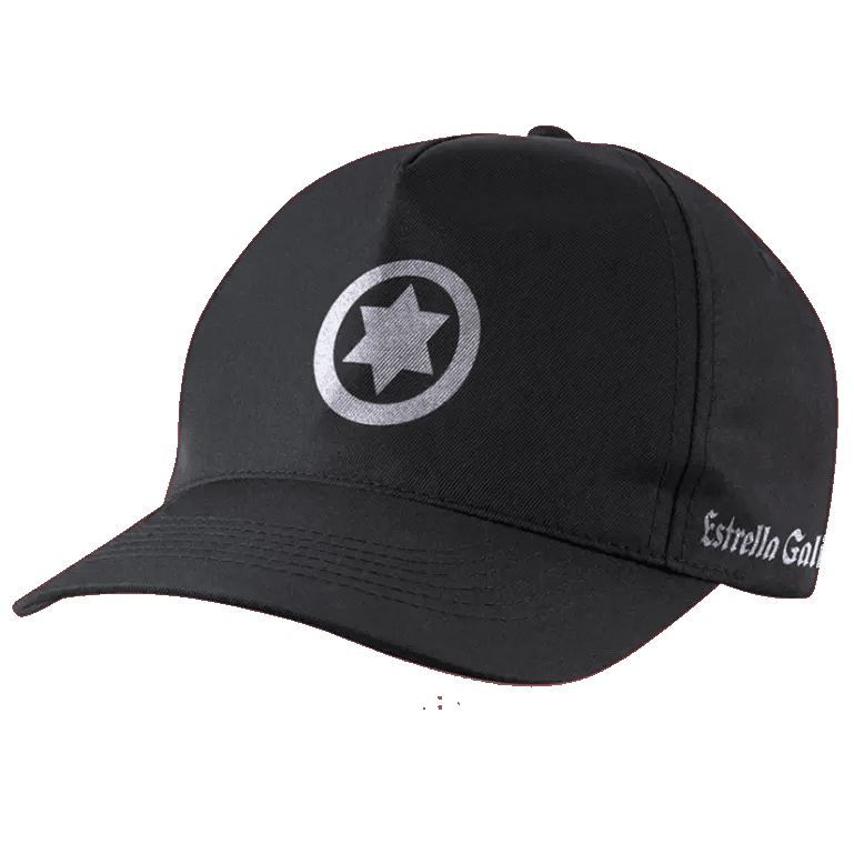 Gorra negra de Estrella Galicia