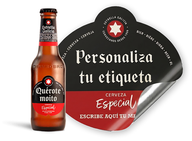 PERSONALIZA LA ETIQUETA Y PÉGALA TÚ MISMO
