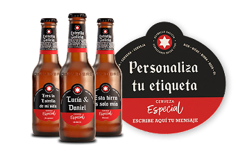 DISEÑA TU ETIQUETA DE ESTRELLA GALICIA