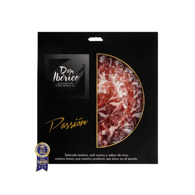 Jamón de Bellota 100% Ibérico loncheado a cuchillo de Don Ibérico, 5 sobres de 80 g
