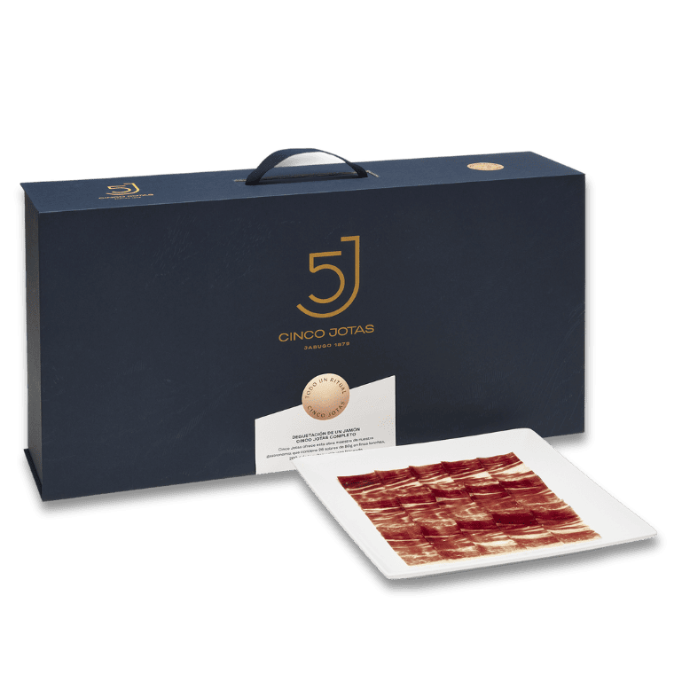 Jamón de bellota 100% Ibérico cortado a mano de Cinco Jotas, 26 sobres de 80 g