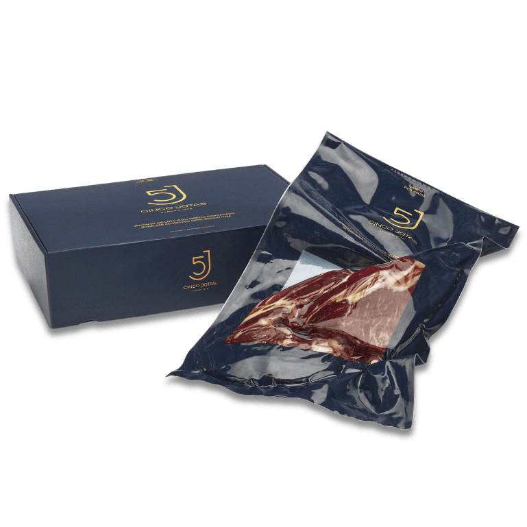 Jamón de bellota 100% Ibérico deshuesado de Cinco Jotas, 3-4 kg
