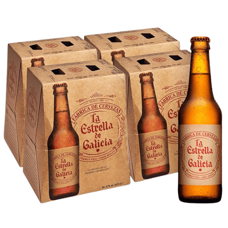 La Estrella de Galicia, 24 botellas de 33 cl