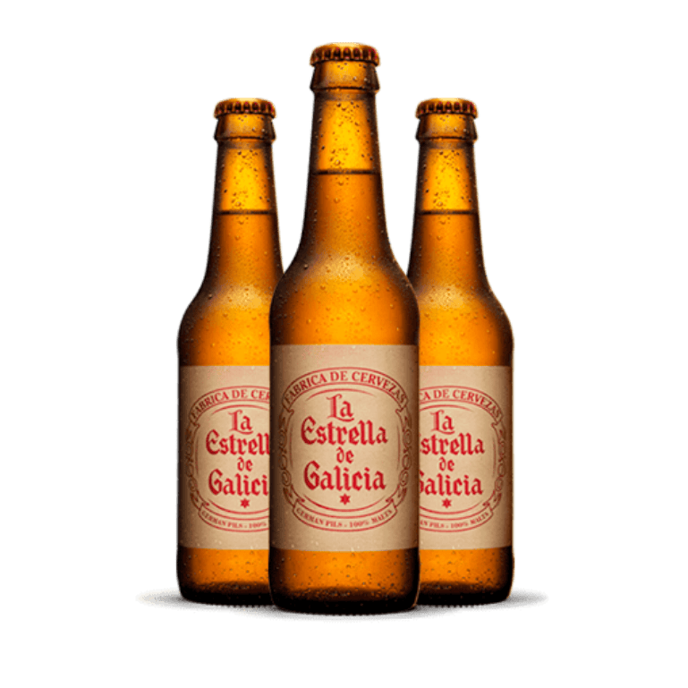 La Estrella de Galicia, 24 botellas de 33 cl