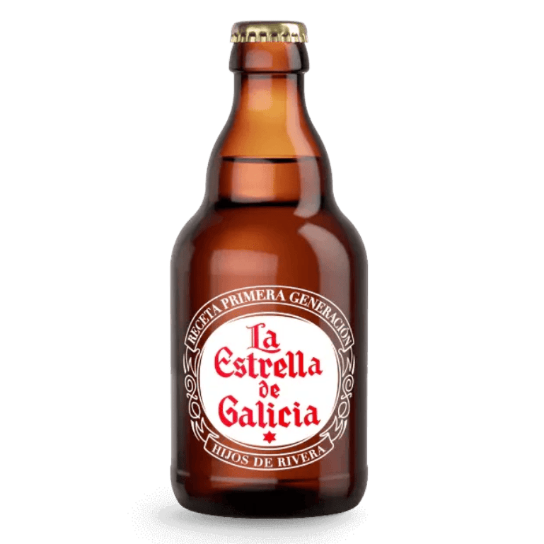 La Estrella de Galicia formato original, 24 botellas de 33 cl