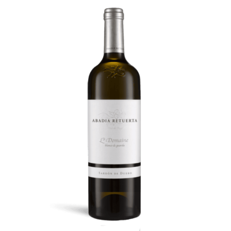 Le Domaine de Abadía Retuerta es un vino blanco de Sauvignon Blanc y Verdejo, fresco, untuoso y muy aromático, con notas de fruta fresca, cítricos y toques florales y cremosos.