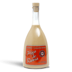 Licor de crema de orujo de Hijos de Rivera, botella de 70 cl