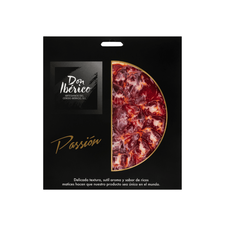 Surtido de Bellota 100% Ibérico loncheado de Don Ibérico, 5 sobres variados de 80 g