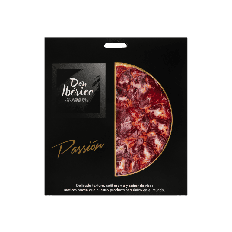 Surtido de Bellota 100% Ibérico loncheado de Don Ibérico, 5 sobres variados de 80 g